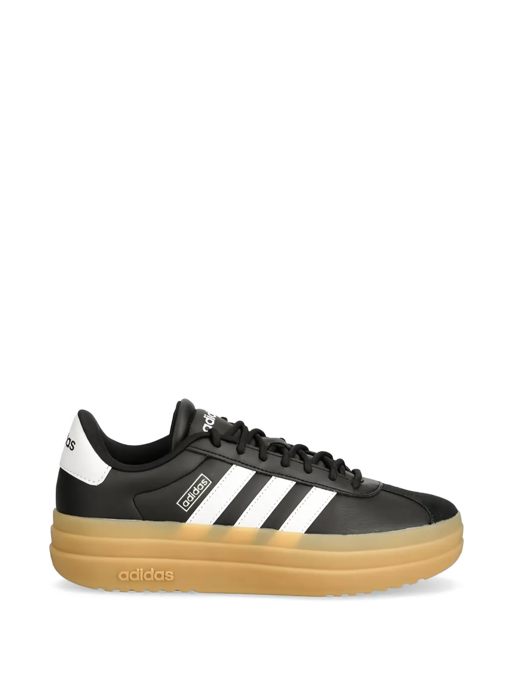 adidas three-stripes lace-up fastening sneakers - Schwarz