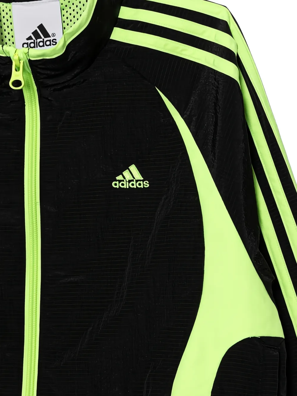 adidas Kids Teamgeist jack met drie strepen Zwart