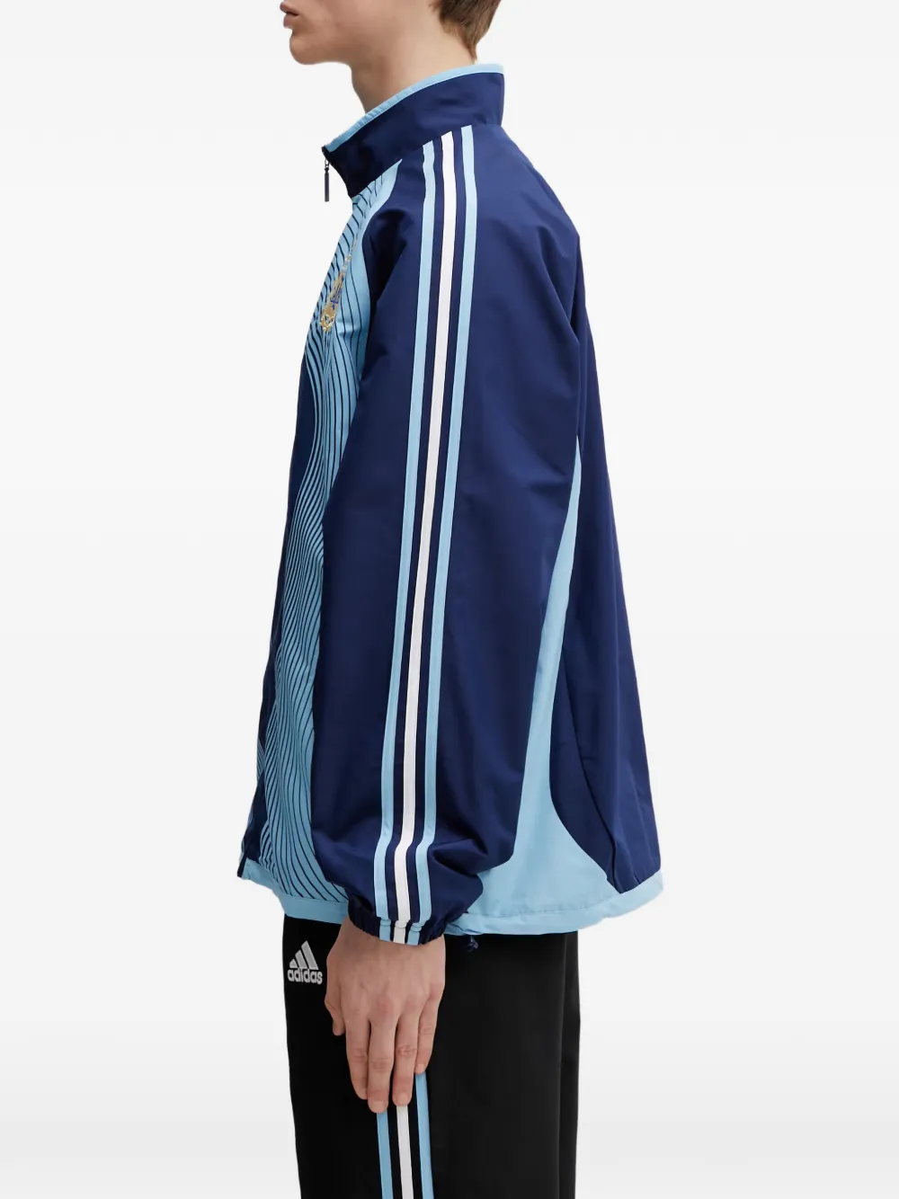 adidas Sweater met logoprint Blauw