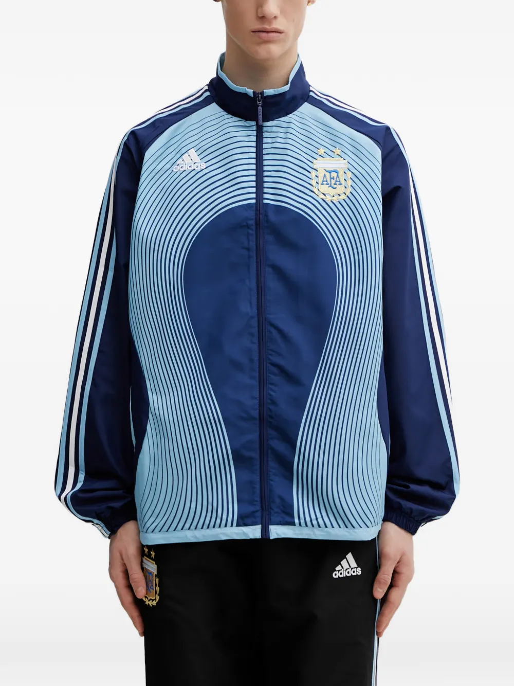 adidas Felpa con stampa logo - Blu