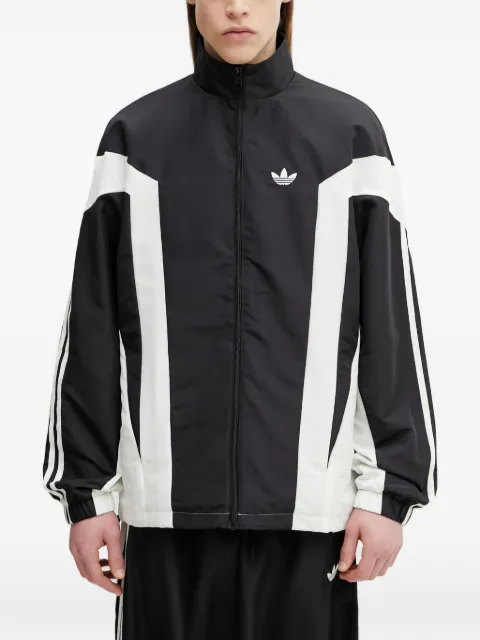 adidas Originals Basketball logo-embroidered side-stripe windbreaker