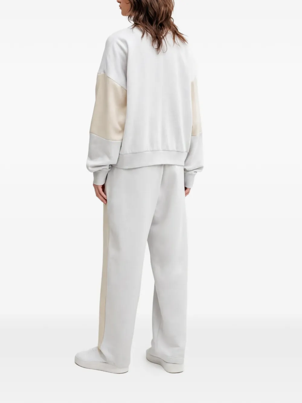 adidas Lazyday trainingspak met colourblocking Grijs
