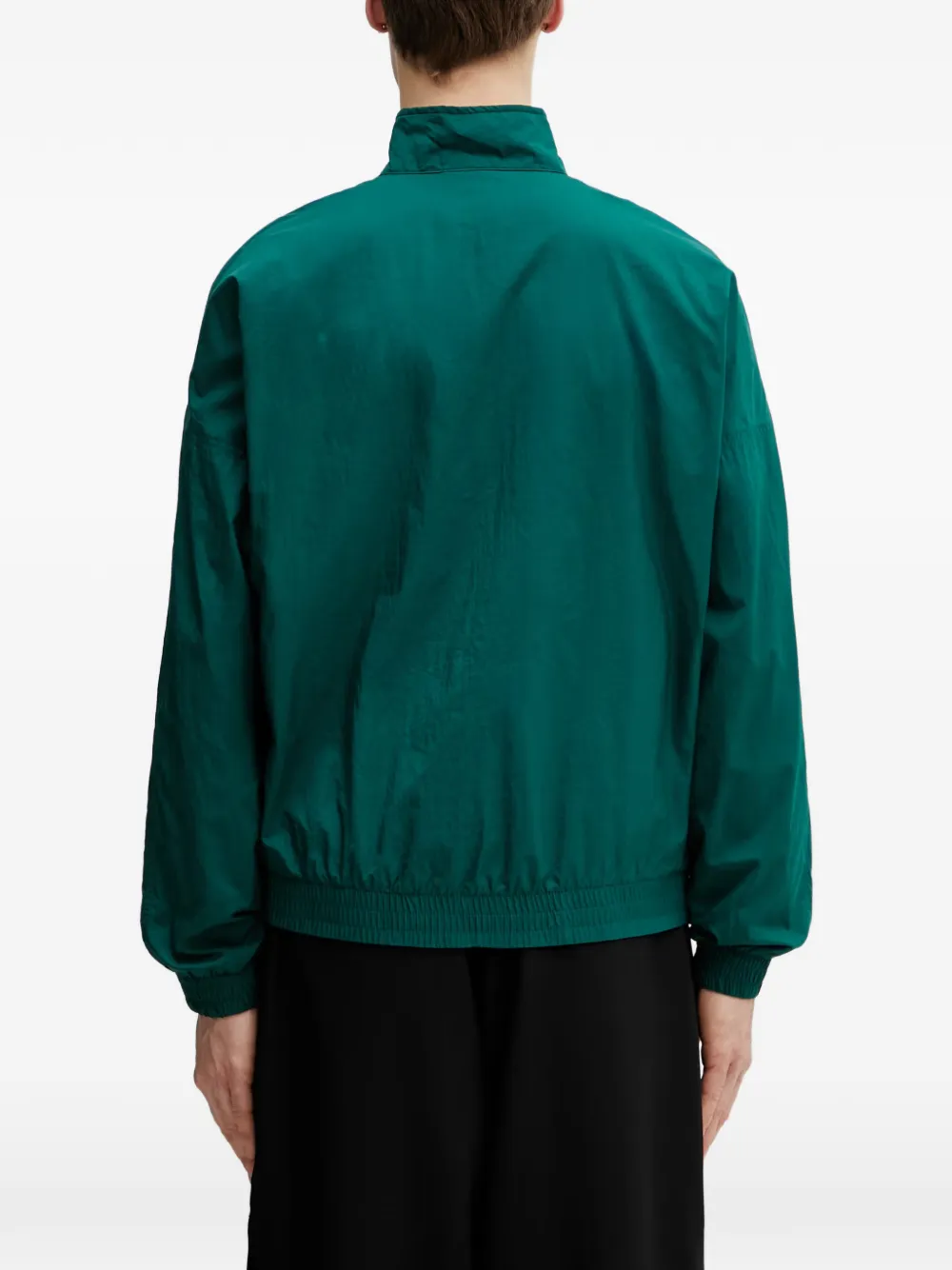 adidas Archive Blocked logo-embroidered panelled jacket Groen