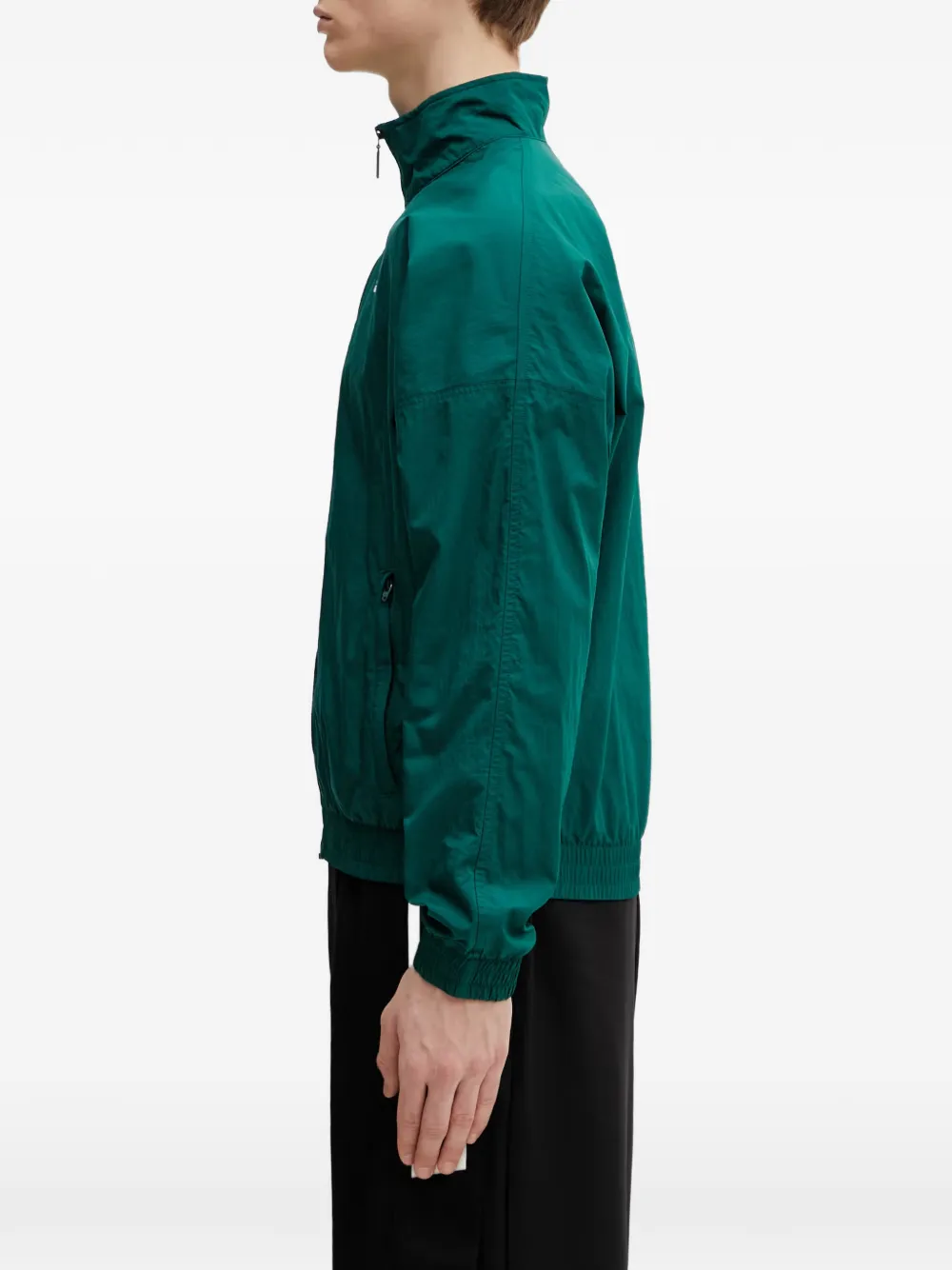 adidas Archive Blocked logo-embroidered panelled jacket Groen