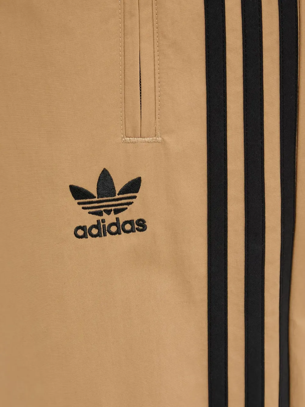 adidas Adicolor woven Firebird track pants Beige
