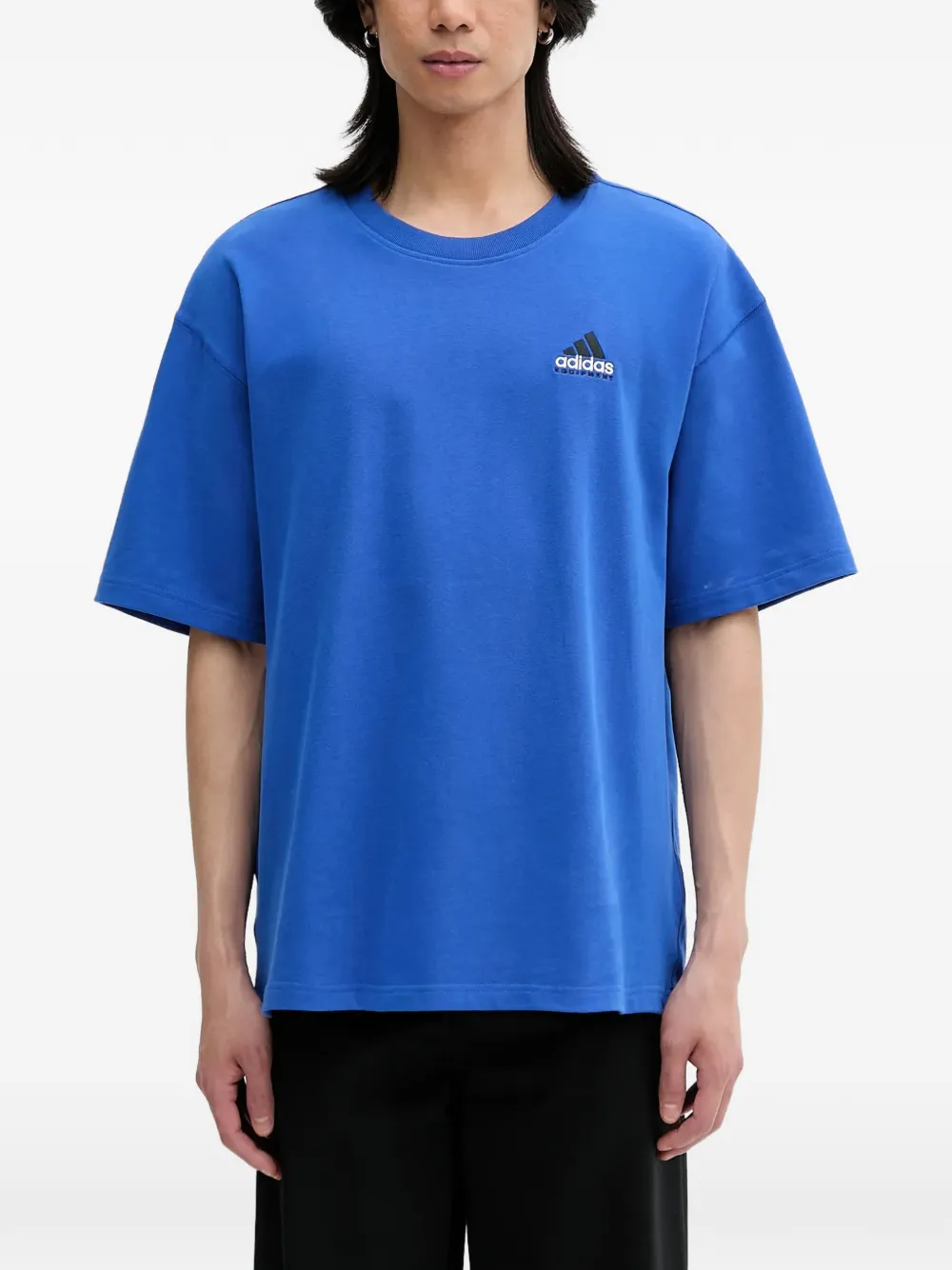 adidas T-shirt con logo - Blu