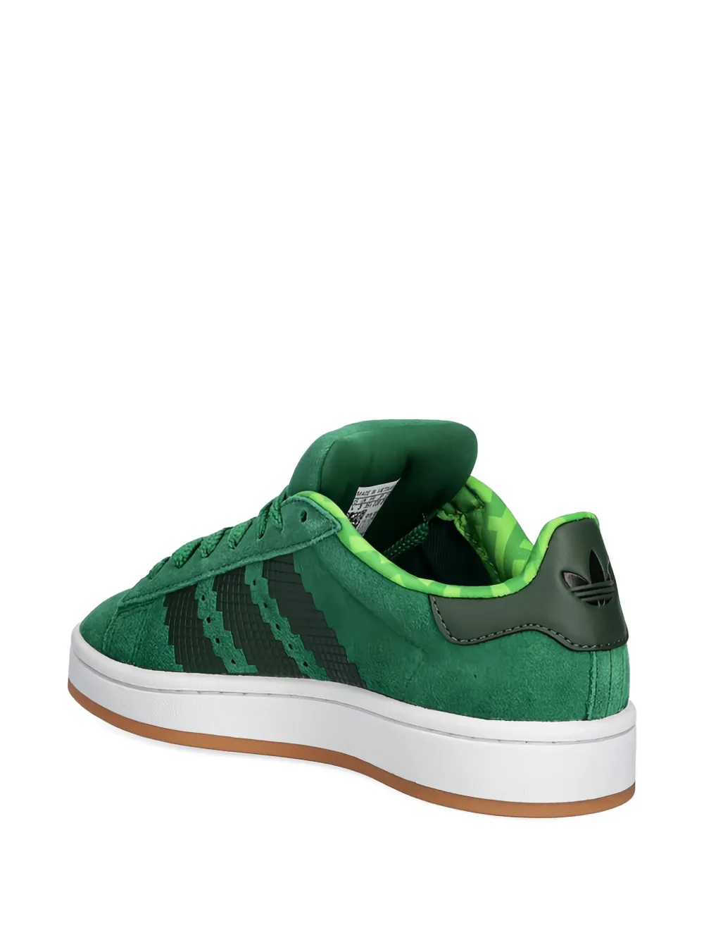 adidas Kids x Minecraft Campus 00s leren sneakers Groen