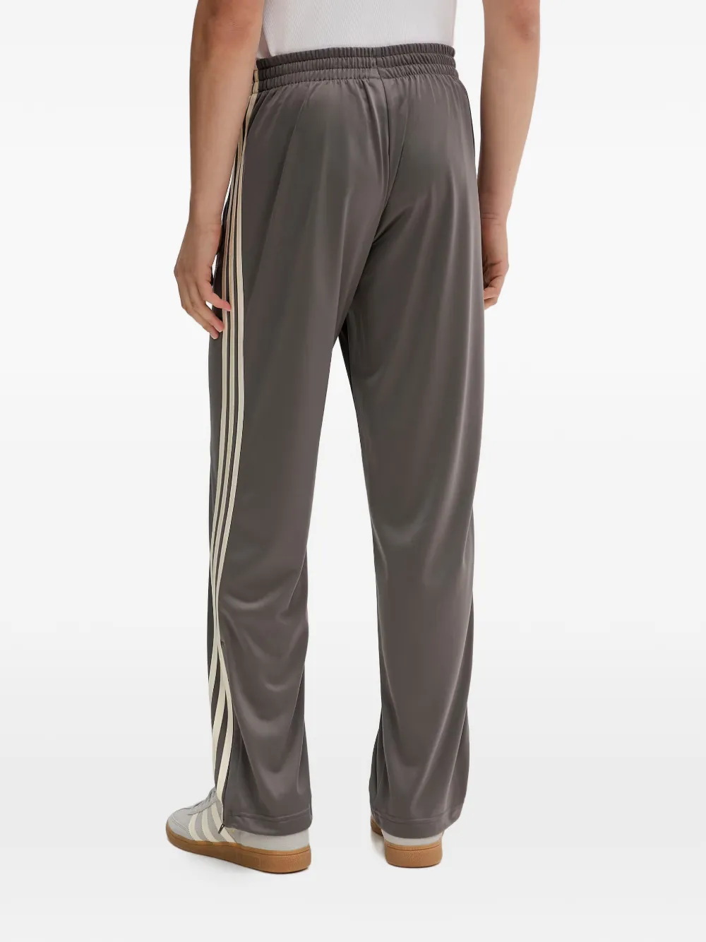 adidas Firebird stripe-detail track pants Grijs
