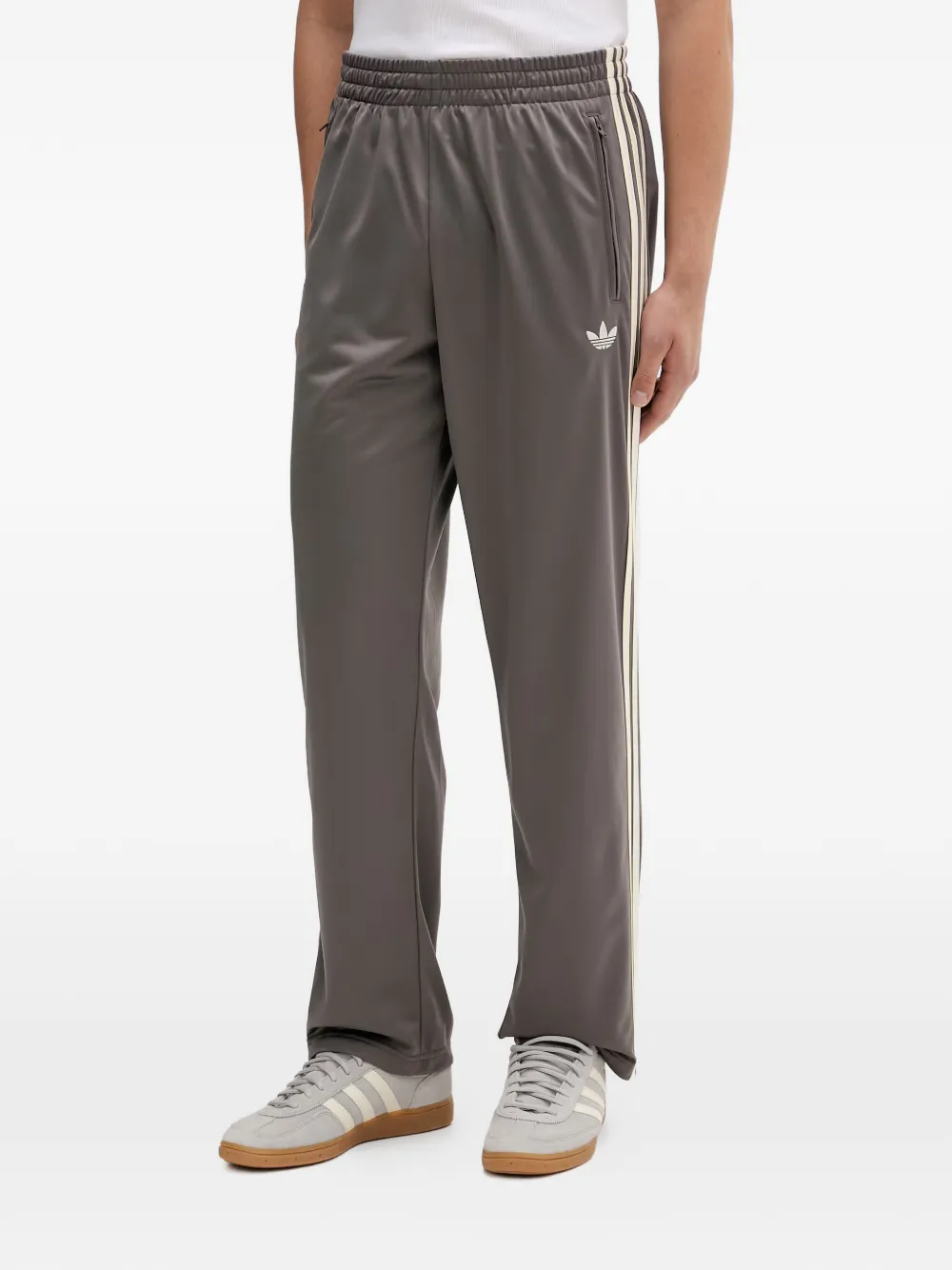 adidas Firebird stripe-detail track pants - Grigio