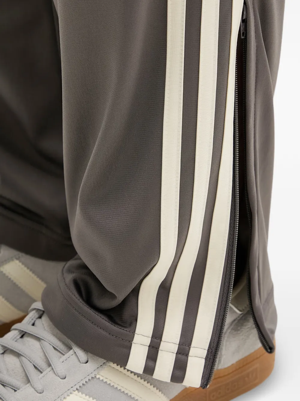 adidas Firebird stripe-detail track pants Grijs