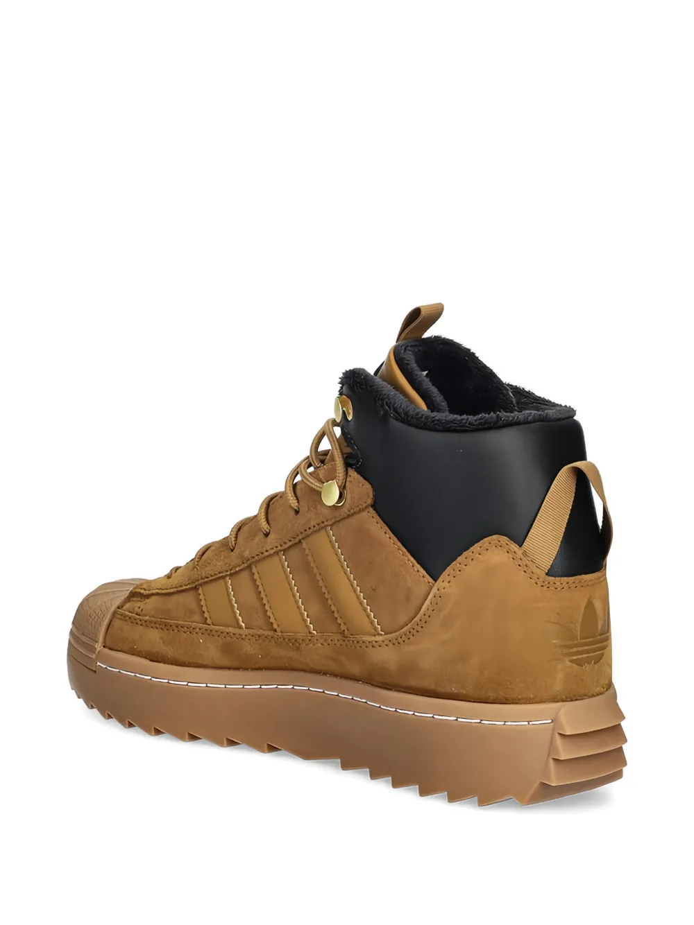 adidas Kids Superstar enkellaarzen met veters Bruin