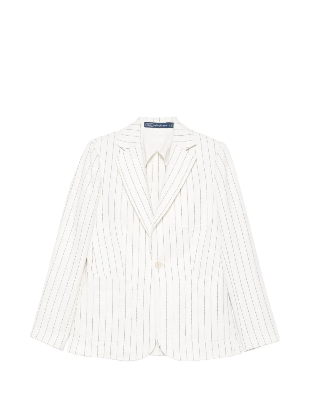 Polo Ralph Lauren striped single-breasted jacket - Bianco