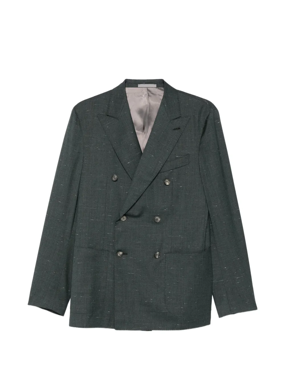 Caruso double-breasted blazer - Verde