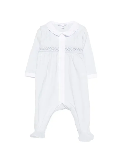 Tartine Et Chocolat embroidered-collar babygrow