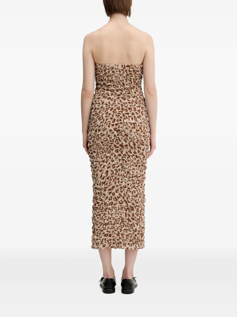 Nanushka Haylen jurk Beige