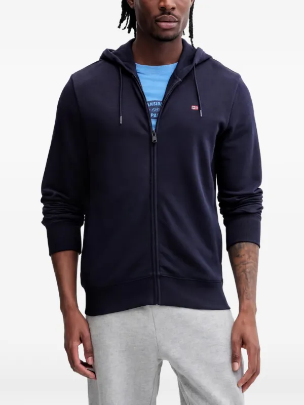NAPAPIJRI  men’s パーカー Napapijri ジップアップ パーカー | ブルー | FARFETCH JP