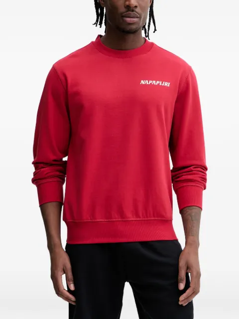 Napapijri Sol logo-print crew-neck sweatshirt