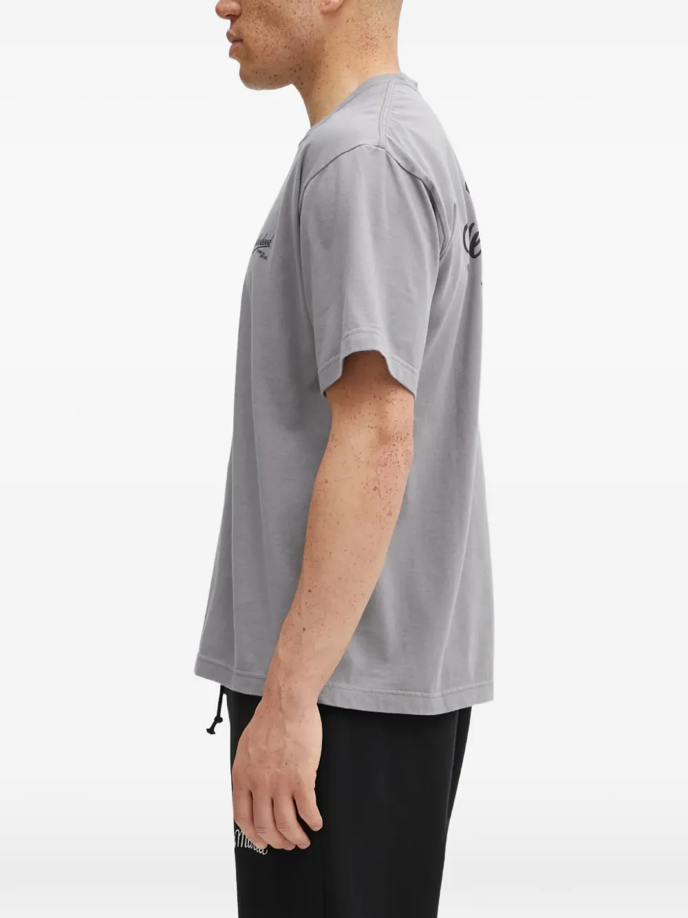 Neighborhood T-shirt met grafische print Grijs