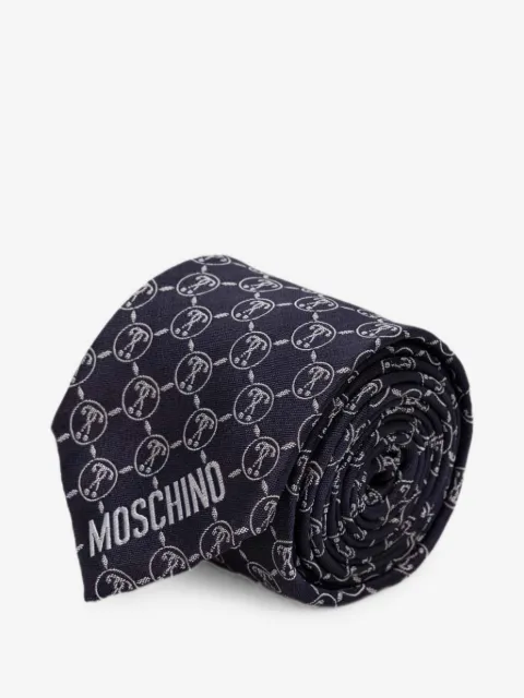 Moschino patterned tie
