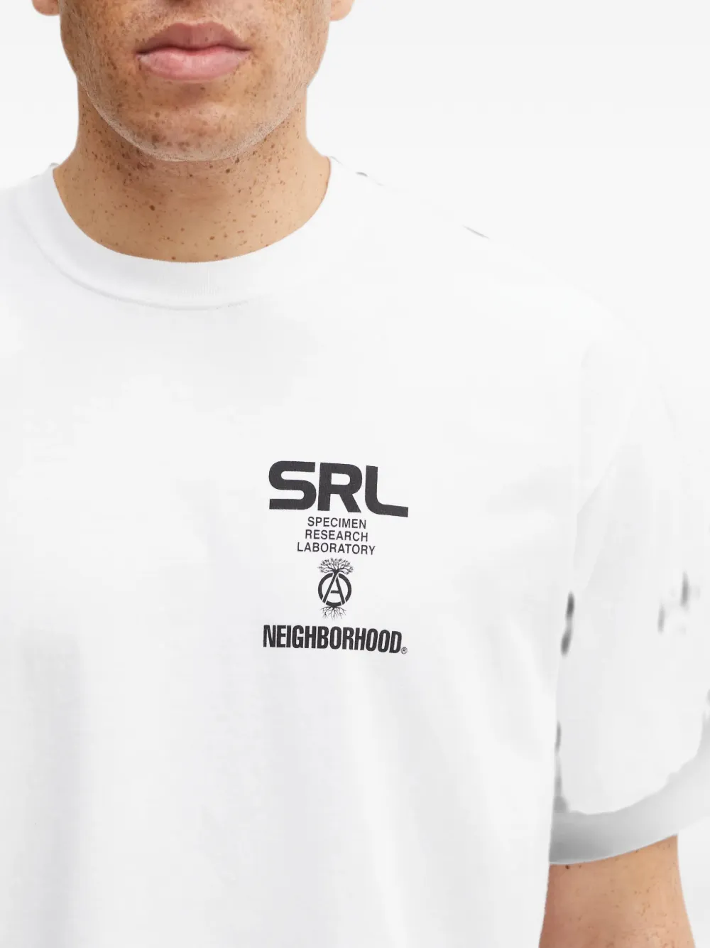 Neighborhood cotton T-shirt Wit