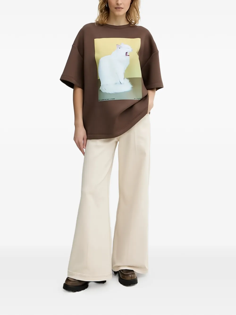 MUNTHE Rosh wide-leg jeans - Toni neutri