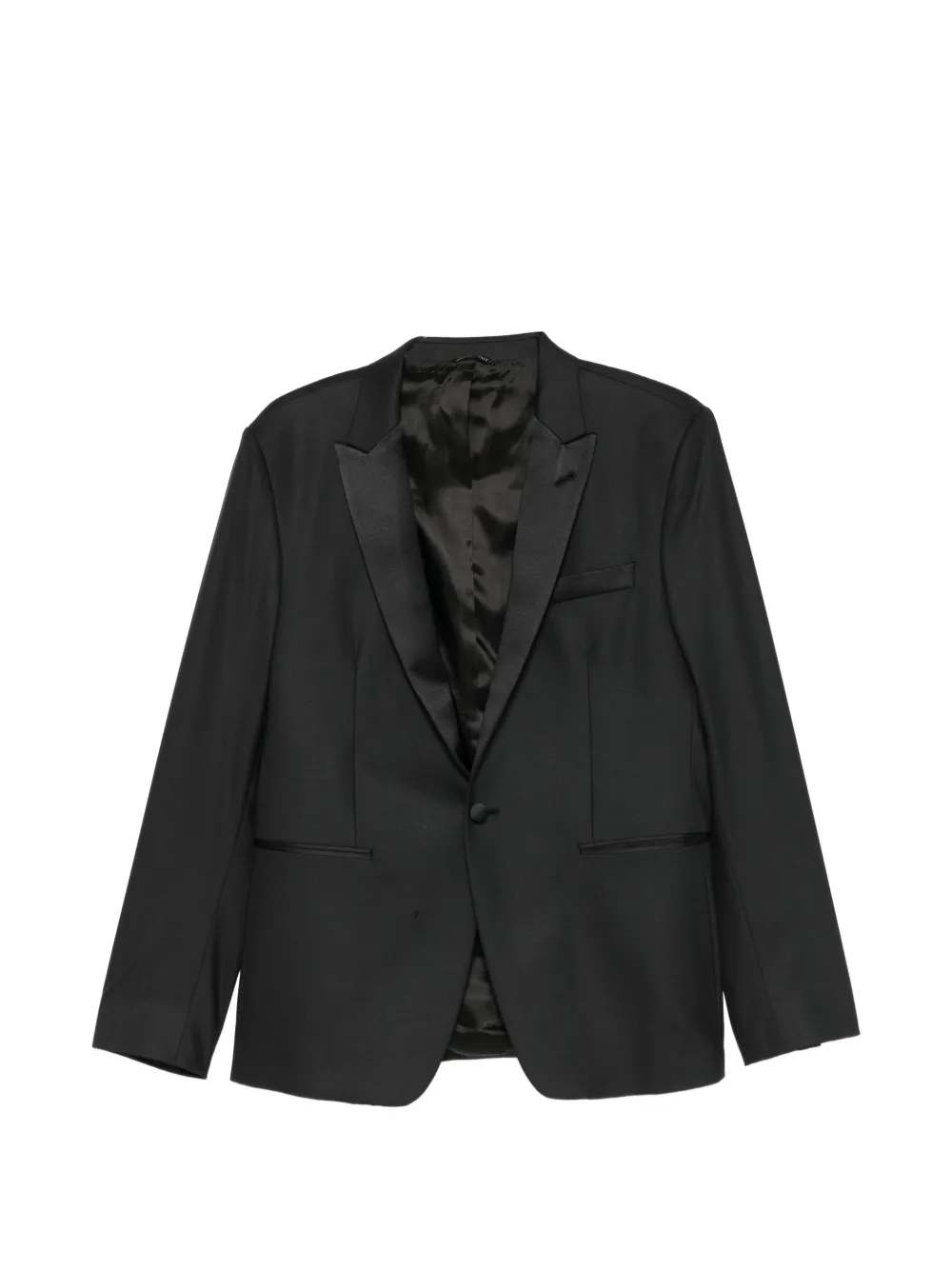 Reveres 1949 peak-lapel pocket blazer - Nero
