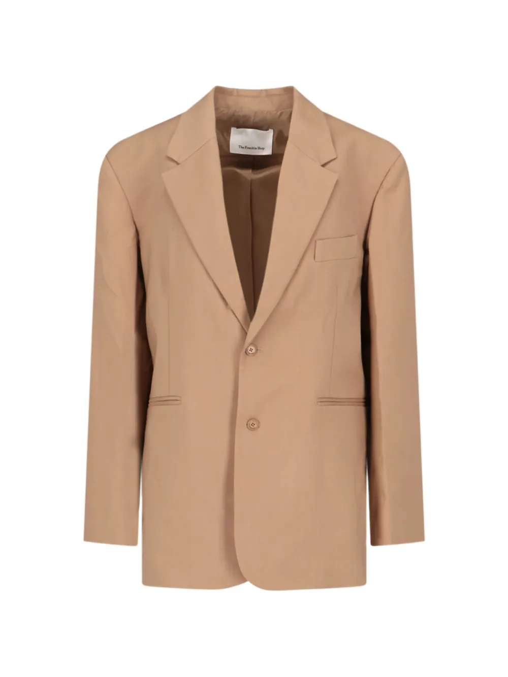 The Frankie Shop Crosby wrap blazer - Toni neutri