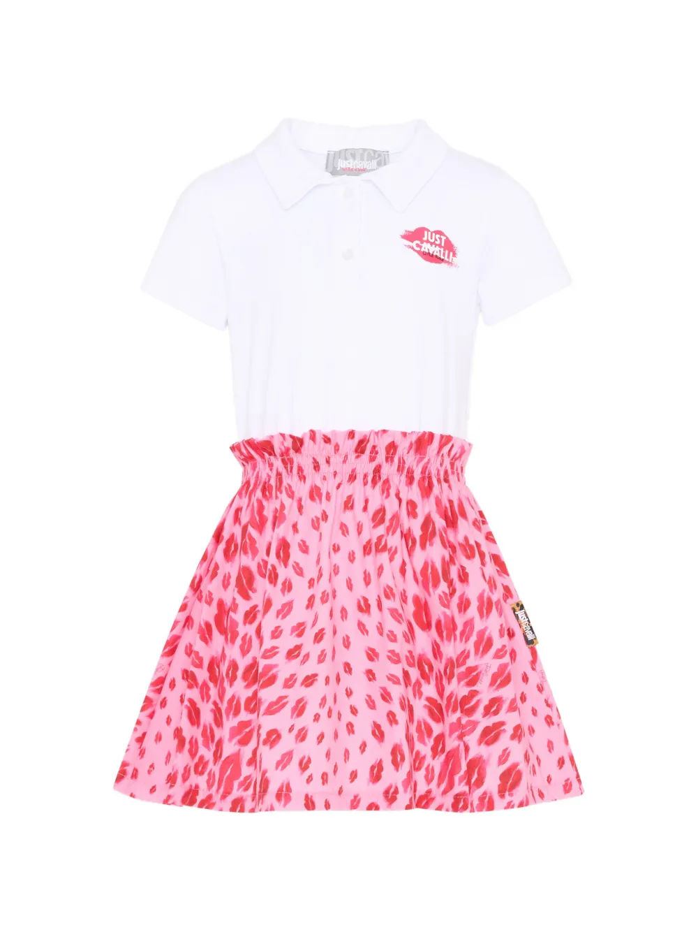 Just Cavalli Kids short-sleeve print dress - Pink