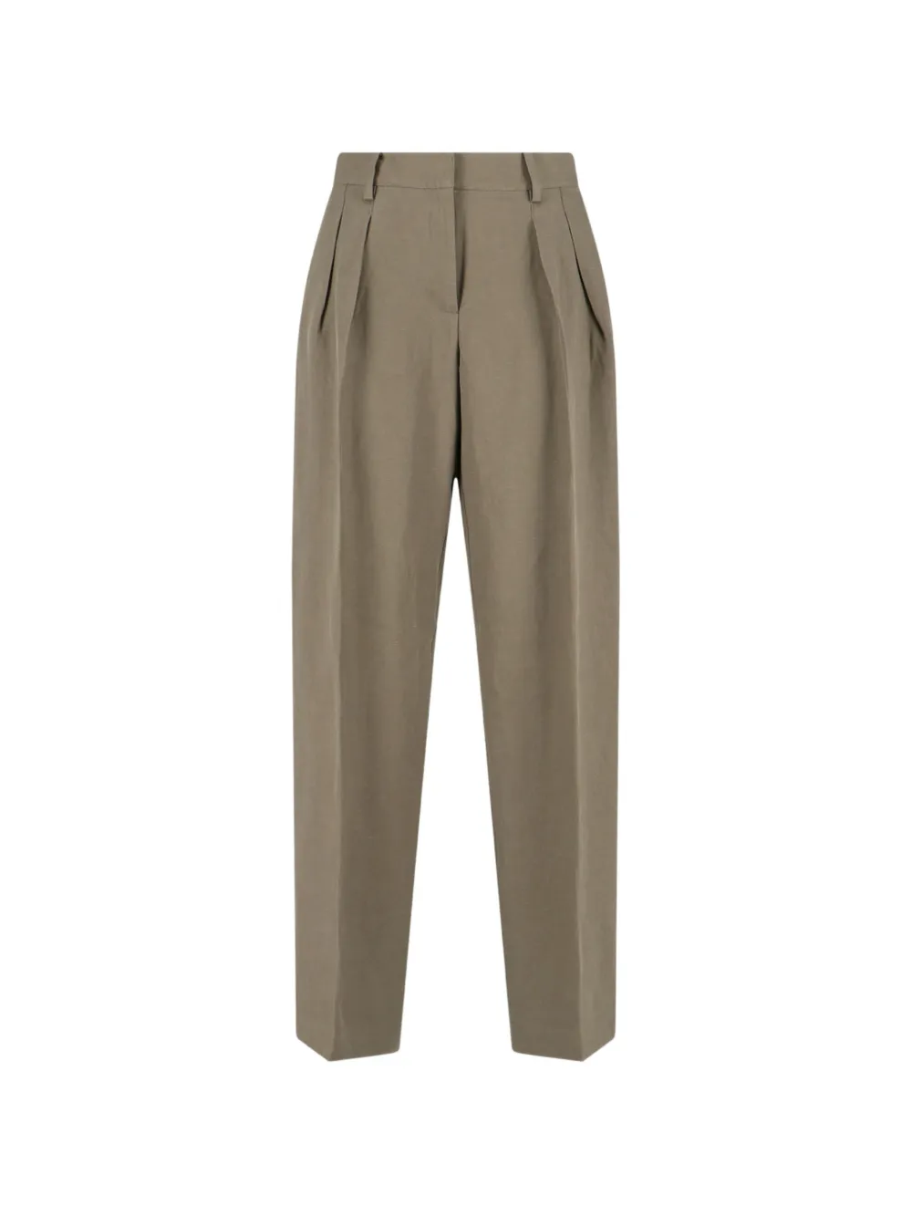 The Frankie Shop Daytona pleated trousers - Verde