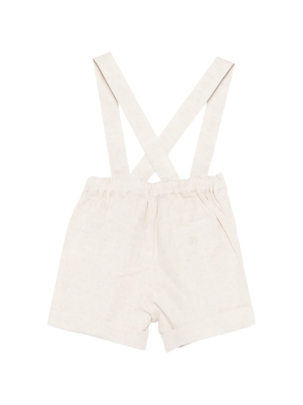  Tartine Et Chocolat Crisscross-strap Shorts - Neutrals 