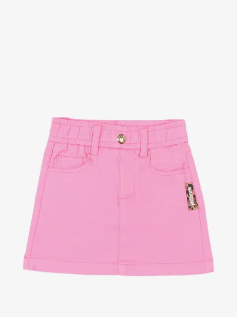 Just Cavalli Kids logo-detail mini skirt