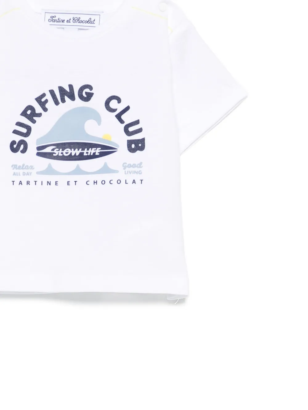 Tartine Et Chocolat T-shirt met surfprint Wit