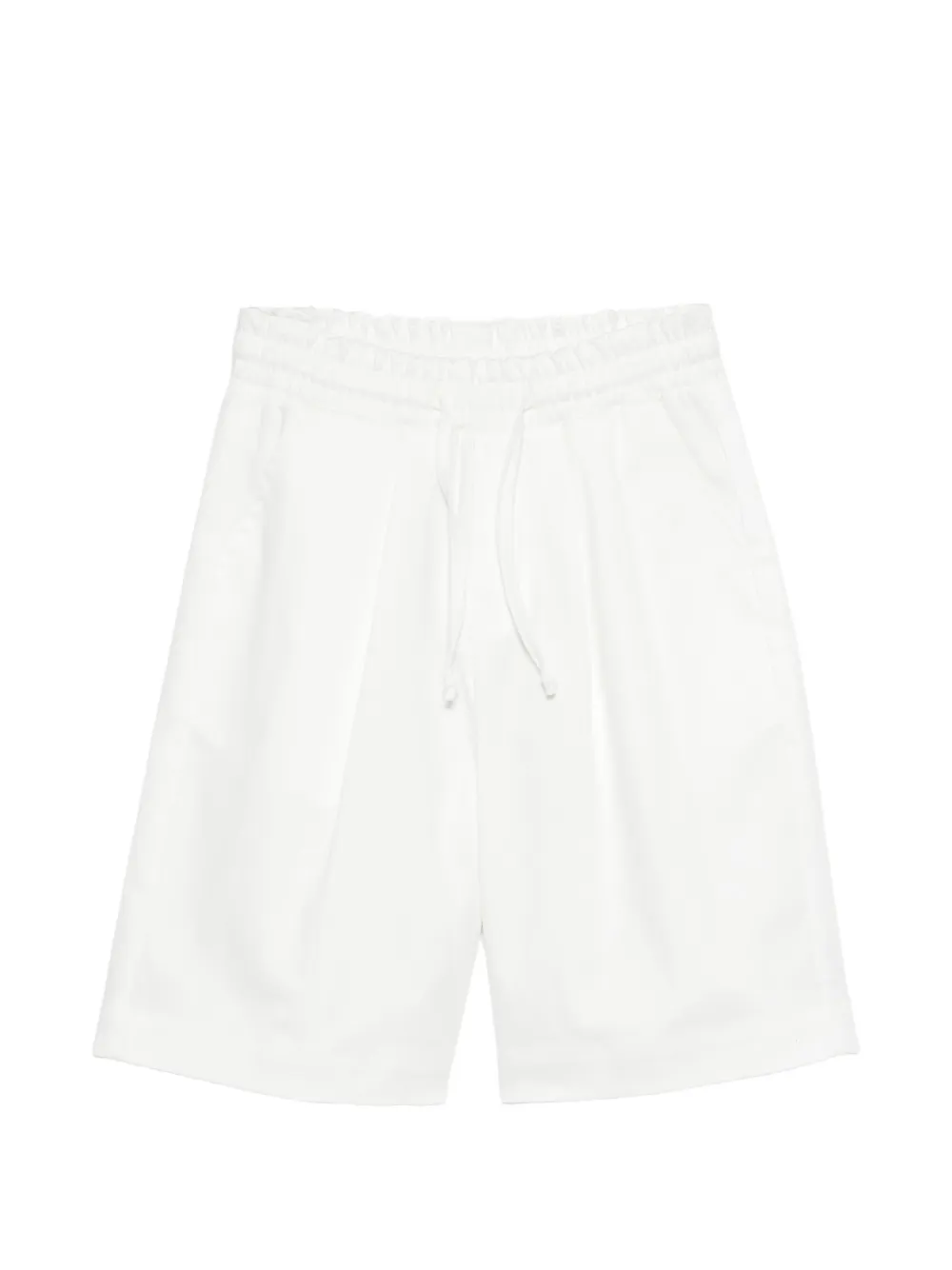 SUENOS Kidswear drawstring-fastening shorts - White