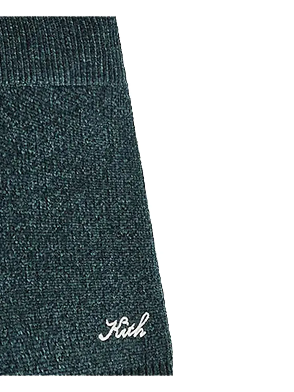  Kith Mica Sweater Knitted Mini Shorts - Green 
