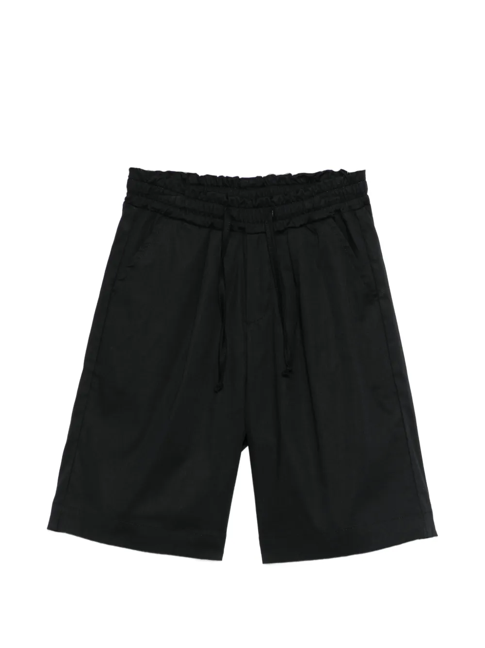 SUENOS Kidswear drawstring-fastening shorts - Black