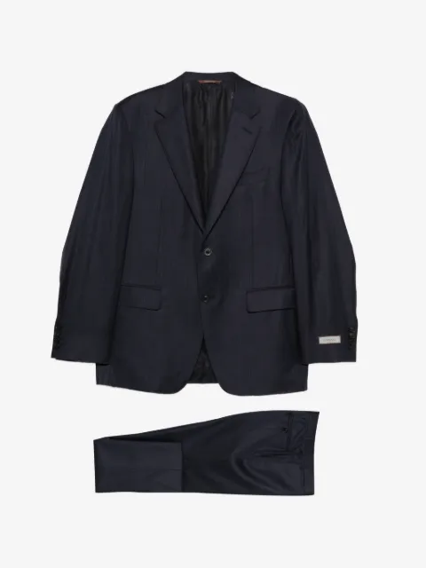 Canali herringbone buttoned suit