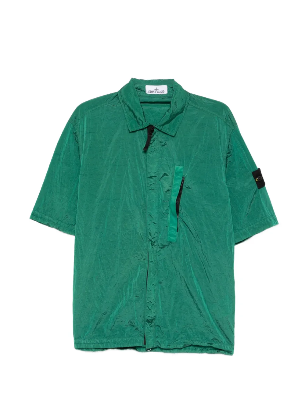 Stone Island short sleeve pocket shirt - Verde