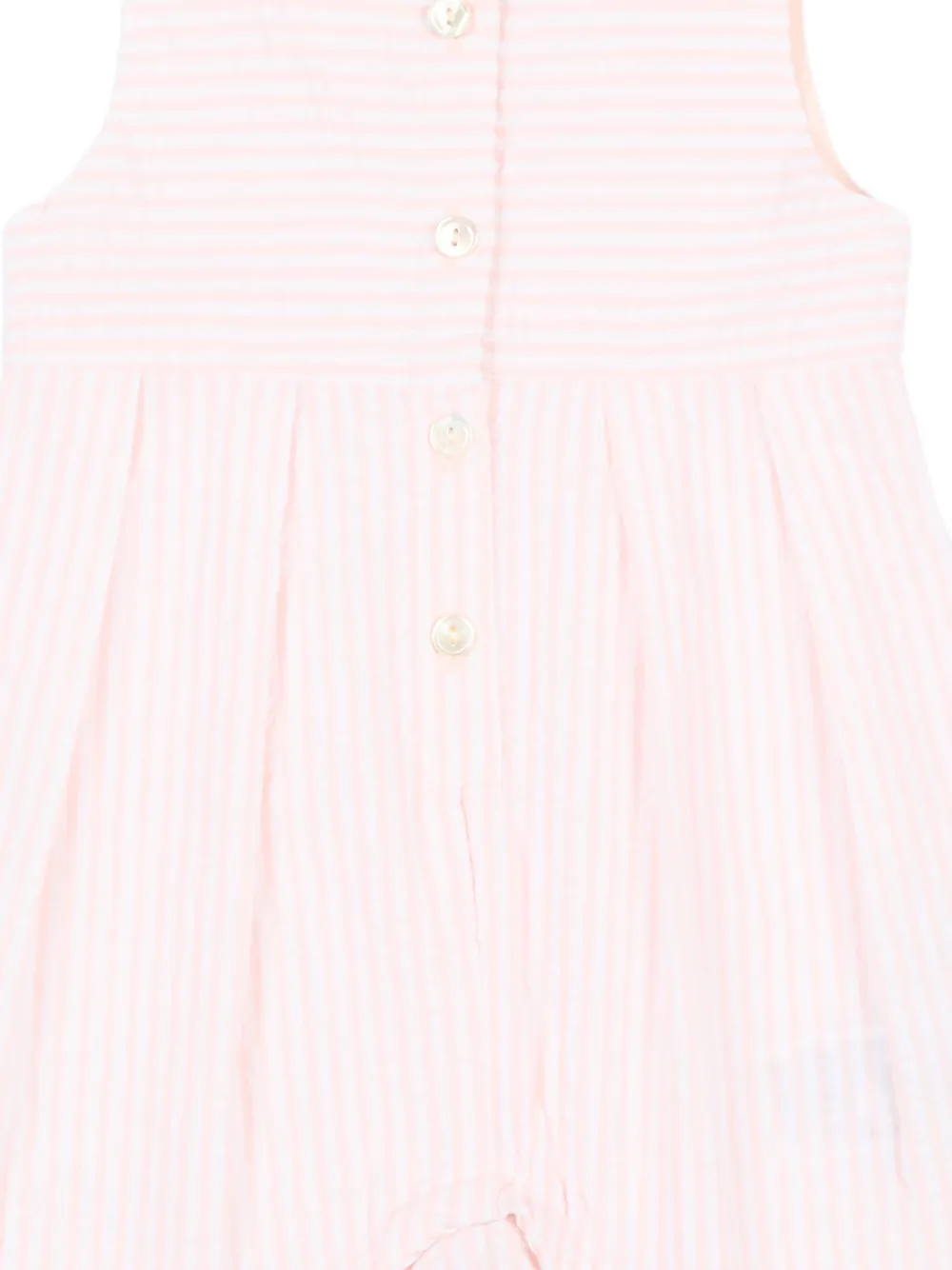  Molo Striped Romper - Pink 