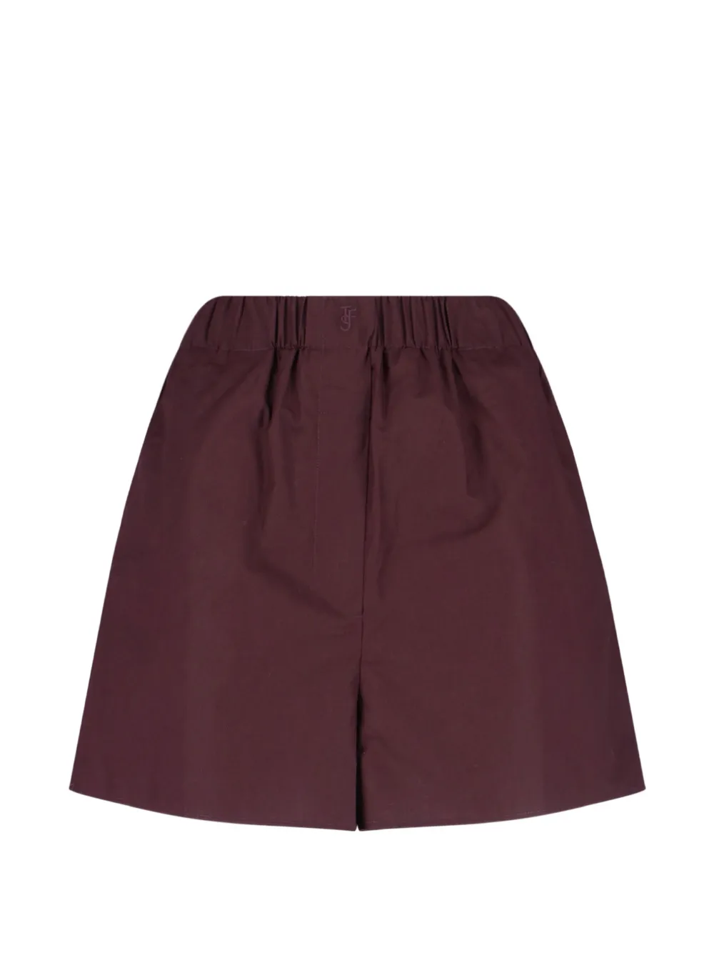 The Frankie Shop Lui elasticated-waist mini shorts - Rosso