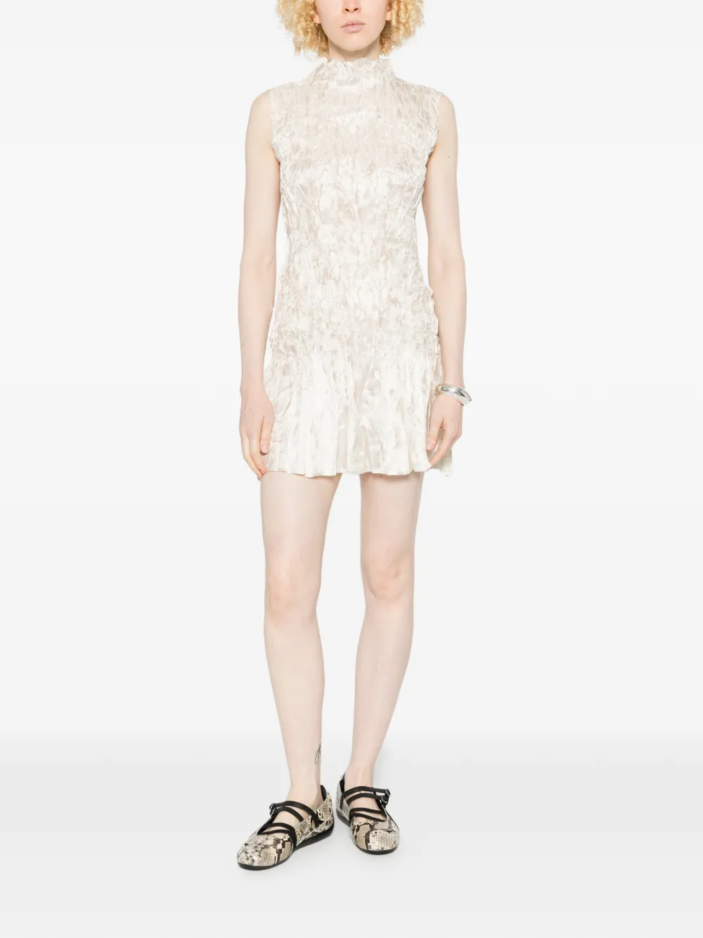  Gongdid Design Top Gd228 Plisado - Blanco 