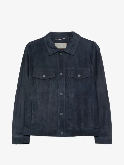 Canali buttoned pocket jacket