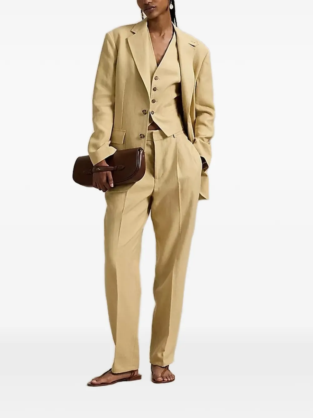  Polo Ralph Lauren Single-breasted Blazer - Neutrals 