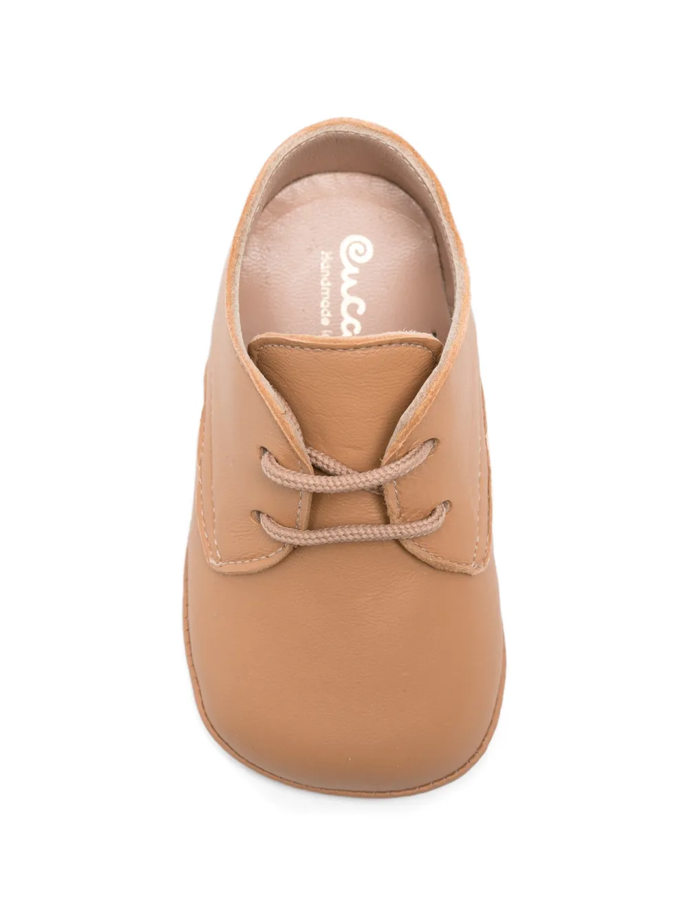 Eli1957 Slofjes met veters Bruin