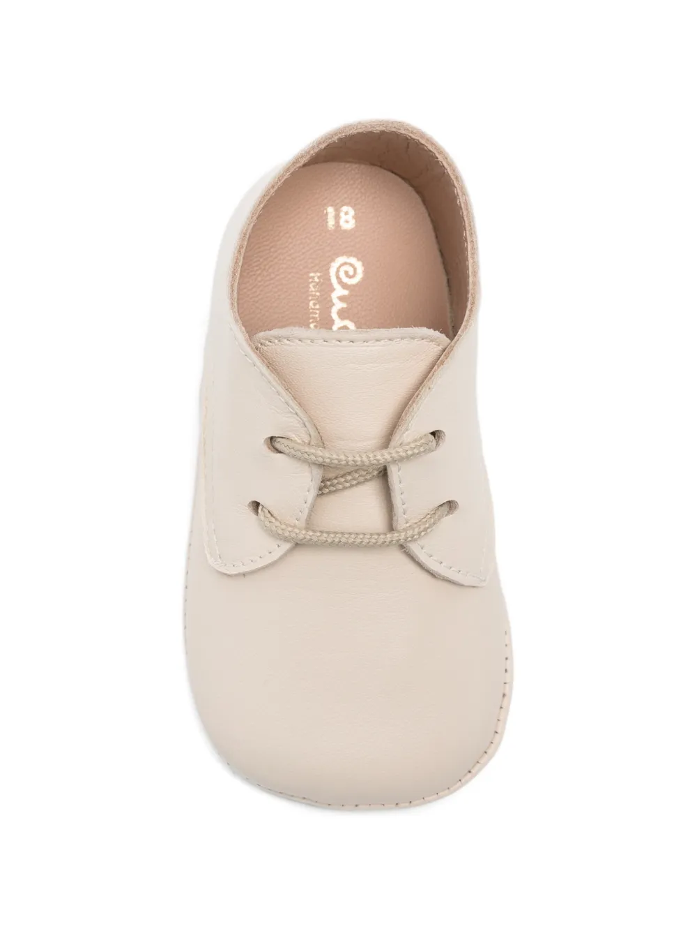 Eli1957 Slofjes met veters Beige