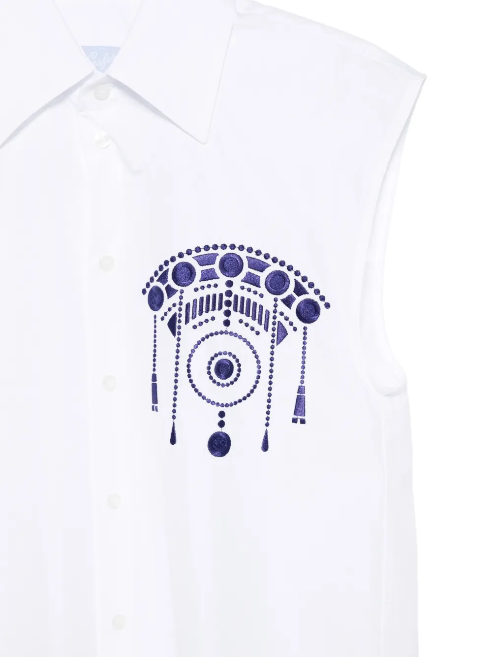 Printed Sleeveless Top