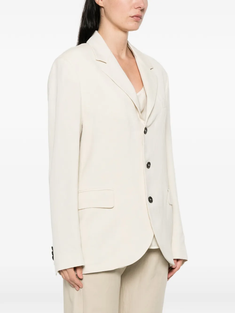  Barena Buttoned Notched Blazer - Neutrals 