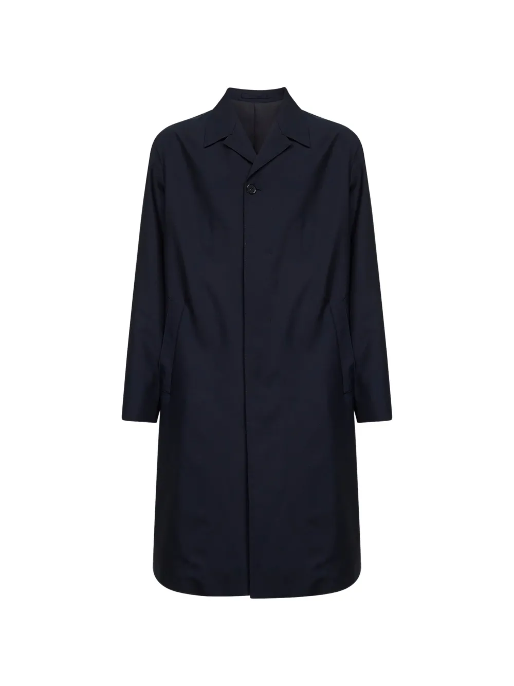 Jil Sander lapel button coat - Blu