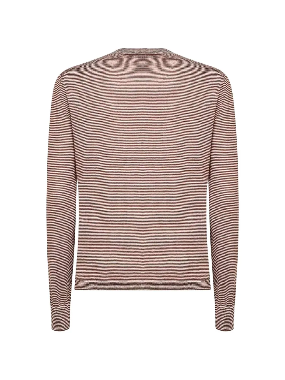 Blanca Vita Gestreept vest met knoop Bruin