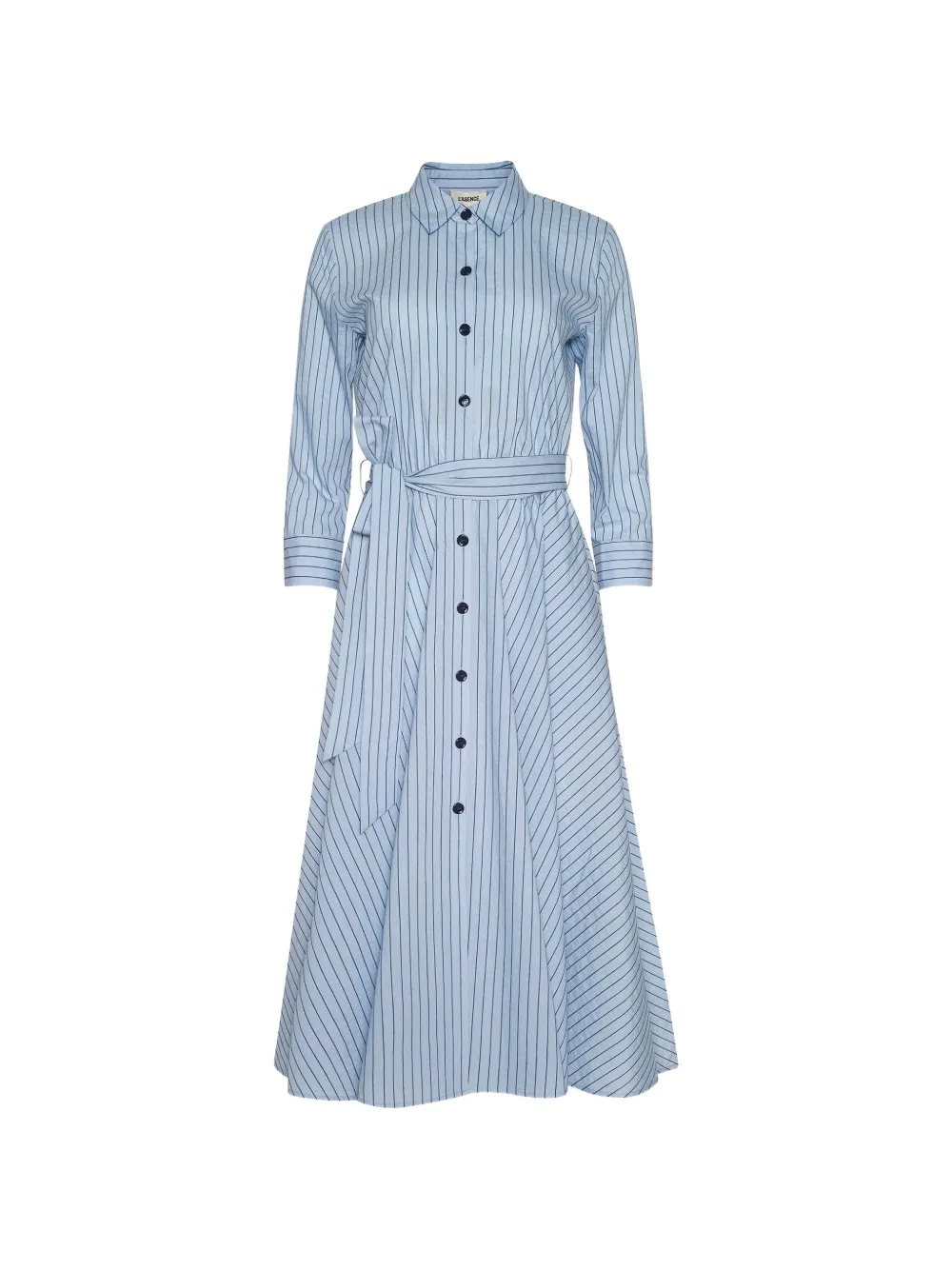 L'Agence Chemisier Ralphie midi a righe - Blu