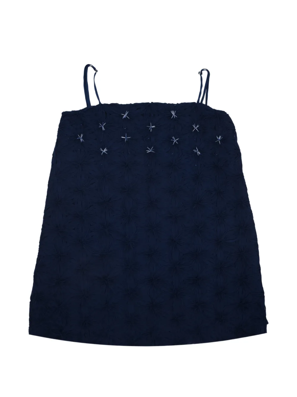Baobab Aria Embroidered Top In Blue